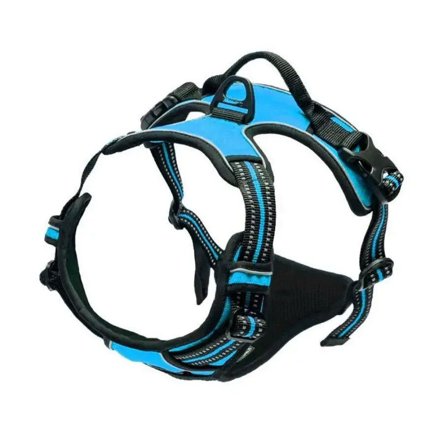 Dog Harness Without a Leash, Front Buckle, Heavy-Duty Reflective, Easy-to-Control Handle for Pet Dogs, Specially Designed for Walks