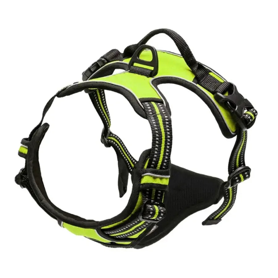 Dog Harness Without a Leash, Front Buckle, Heavy-Duty Reflective, Easy-to-Control Handle for Pet Dogs, Specially Designed for Walks