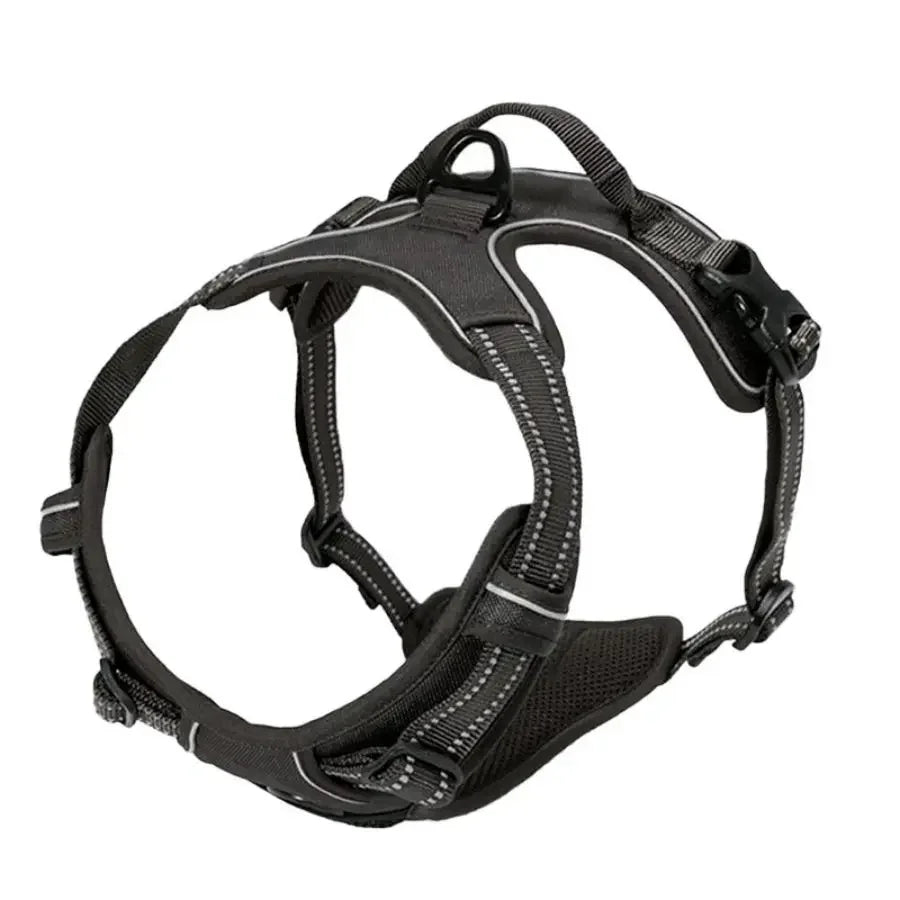 Dog Harness Without a Leash, Front Buckle, Heavy-Duty Reflective, Easy-to-Control Handle for Pet Dogs, Specially Designed for Walks