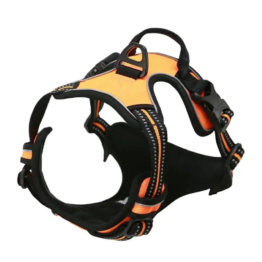 Dog Harness Without a Leash, Front Buckle, Heavy-Duty Reflective, Easy-to-Control Handle for Pet Dogs, Specially Designed for Walks