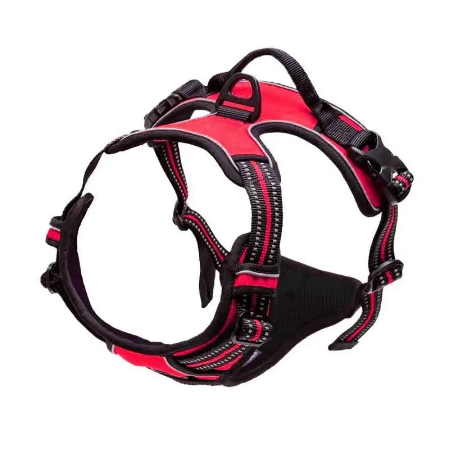 Dog Harness Without a Leash, Front Buckle, Heavy-Duty Reflective, Easy-to-Control Handle for Pet Dogs, Specially Designed for Walks