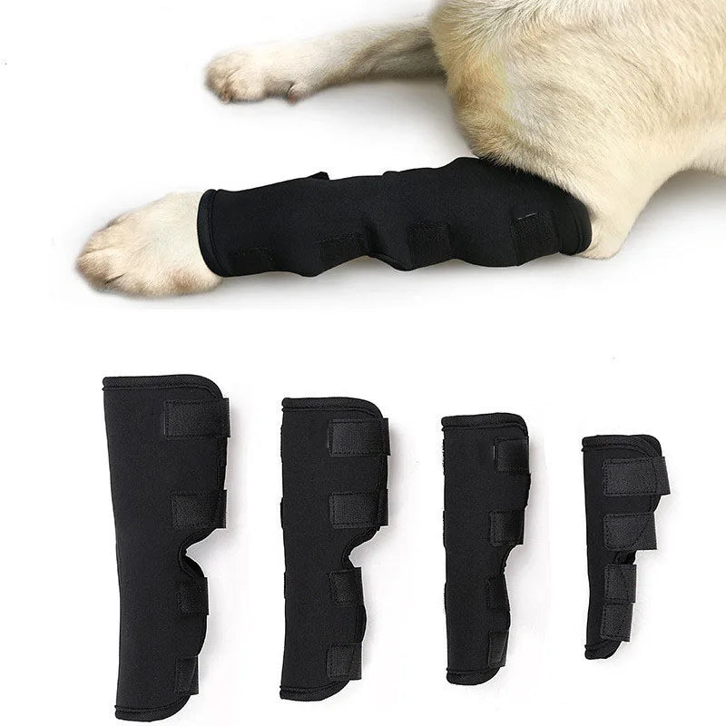 Pet Dog Bandages Dog Injury Leg Knee Brace Strap Protection For Dogs Joint Bandage Wrap Doggy Medical Supplies Dogs Accessories