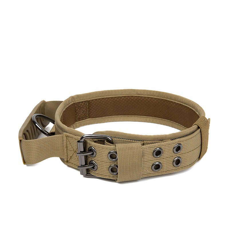 Tactical Nylon Dog Collar - Heavy-Duty, Adjustable, for Medium and Large Dogs