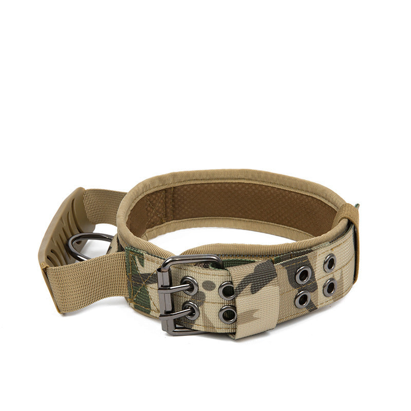 Tactical Nylon Dog Collar - Heavy-Duty, Adjustable, for Medium and Large Dogs