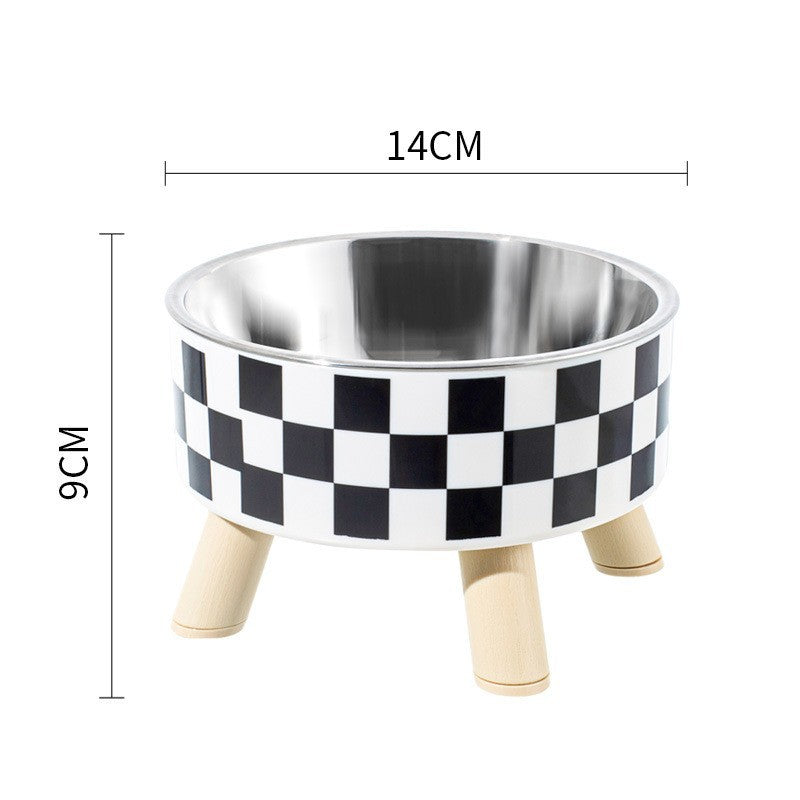 Raised bowl for cats and dogs – anti-tip, stainless steel