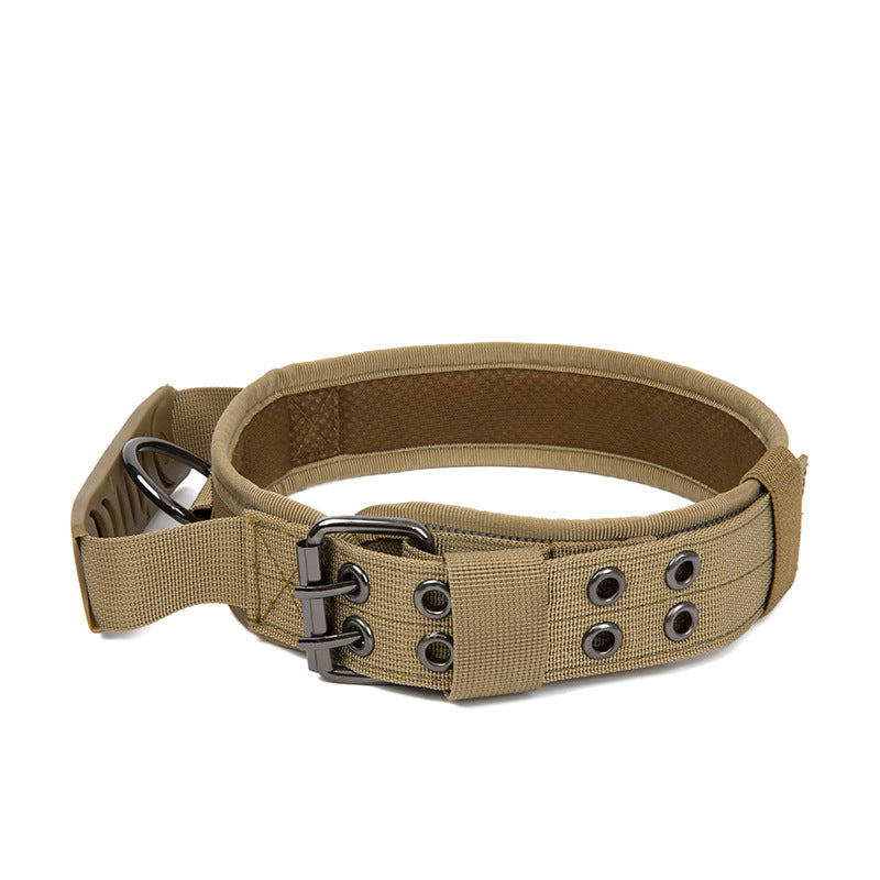 Tactical Nylon Dog Collar - Heavy-Duty, Adjustable, for Medium and Large Dogs