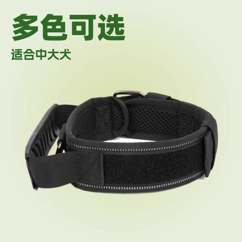 Tactical Nylon Dog Collar - Heavy-Duty, Adjustable, for Medium and Large Dogs
