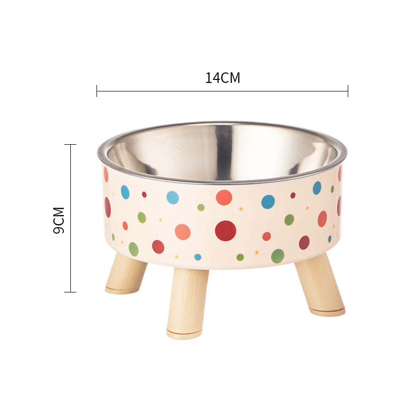 Raised bowl for cats and dogs – anti-tip, stainless steel