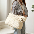 Modern carrier bag for cats and small dogs – lightweight, breathable, canvas