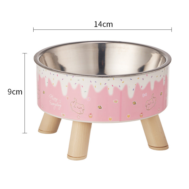 Raised bowl for cats and dogs – anti-tip, stainless steel