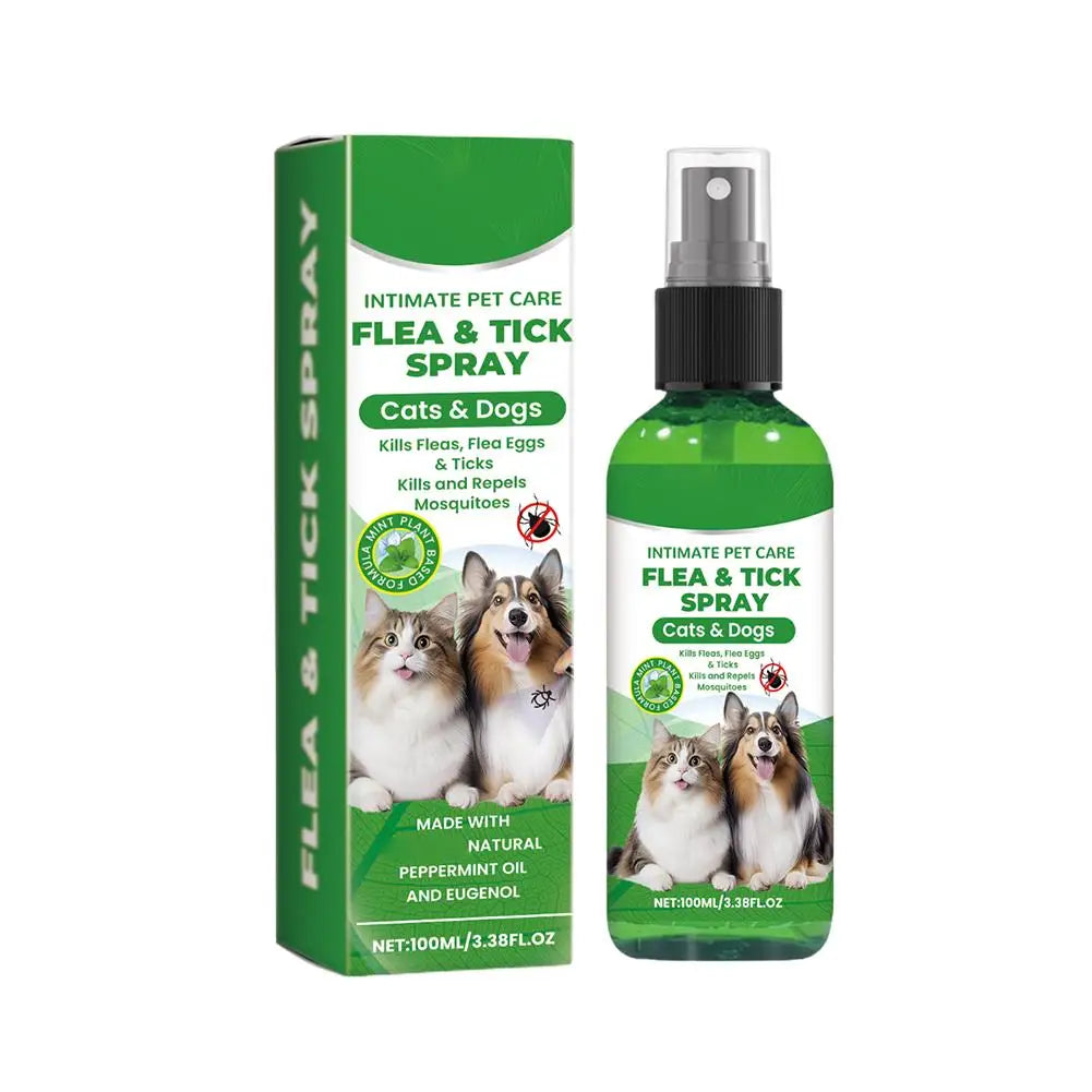 Pet Insect Repellent Dog Cat Hair Skin Insect Repellent Spray Daily Gentle Care Agent Repel Fleas Ticks Mites Pet Cleaning Spray