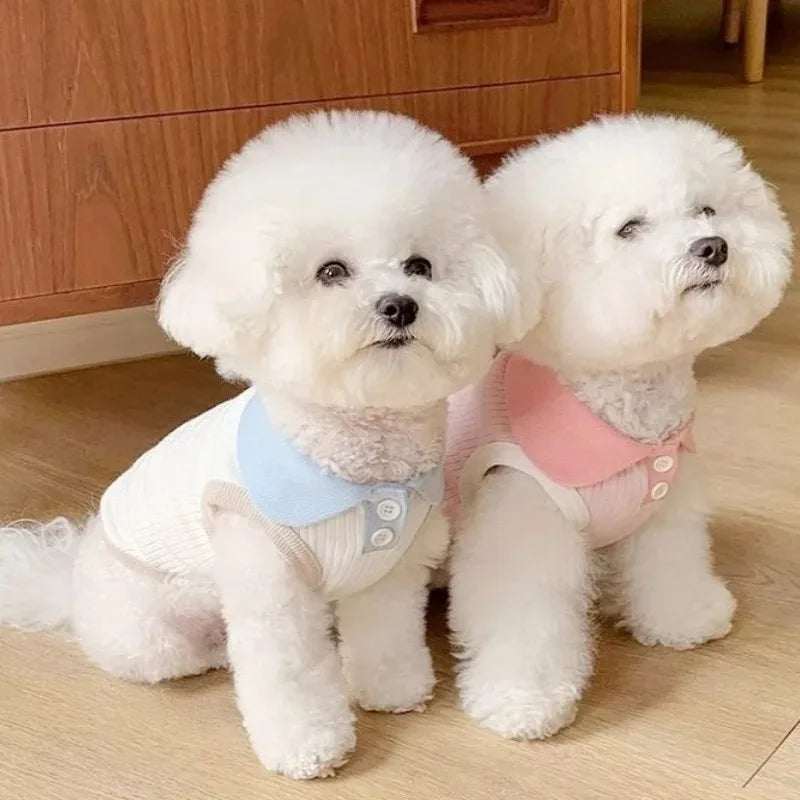 Fashion Pet Polo Shirt Spring Summer Breathable Casual Dog Clothes Soft Skin-friendly Puppy Sweatshirt for Small and Medium Breeds