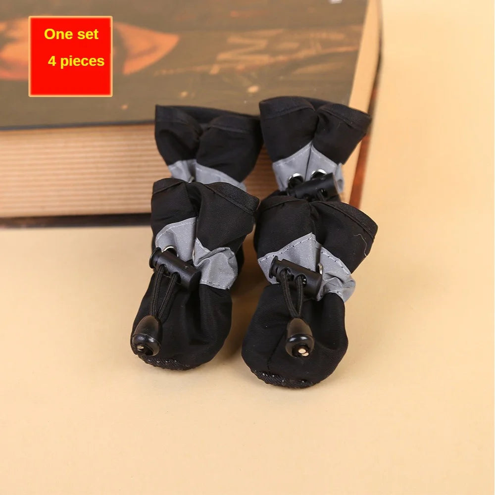 Waterproof Dog Boots – Set of 4, Paw Protection, XS–XXXL