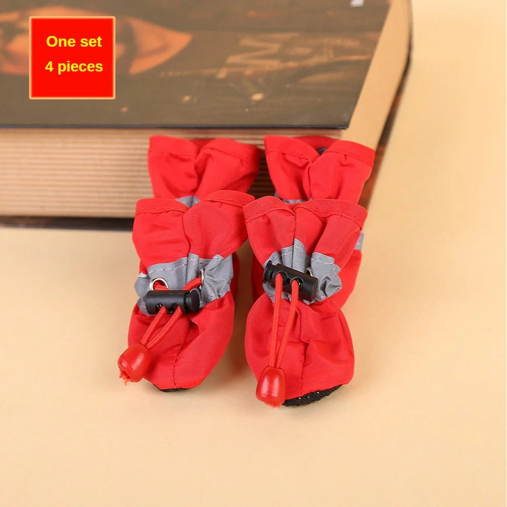 Waterproof Dog Boots – Set of 4, Paw Protection, XS–XXXL