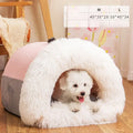 Plush Basket - Warm Bed for Cats and Small Dogs, M/L