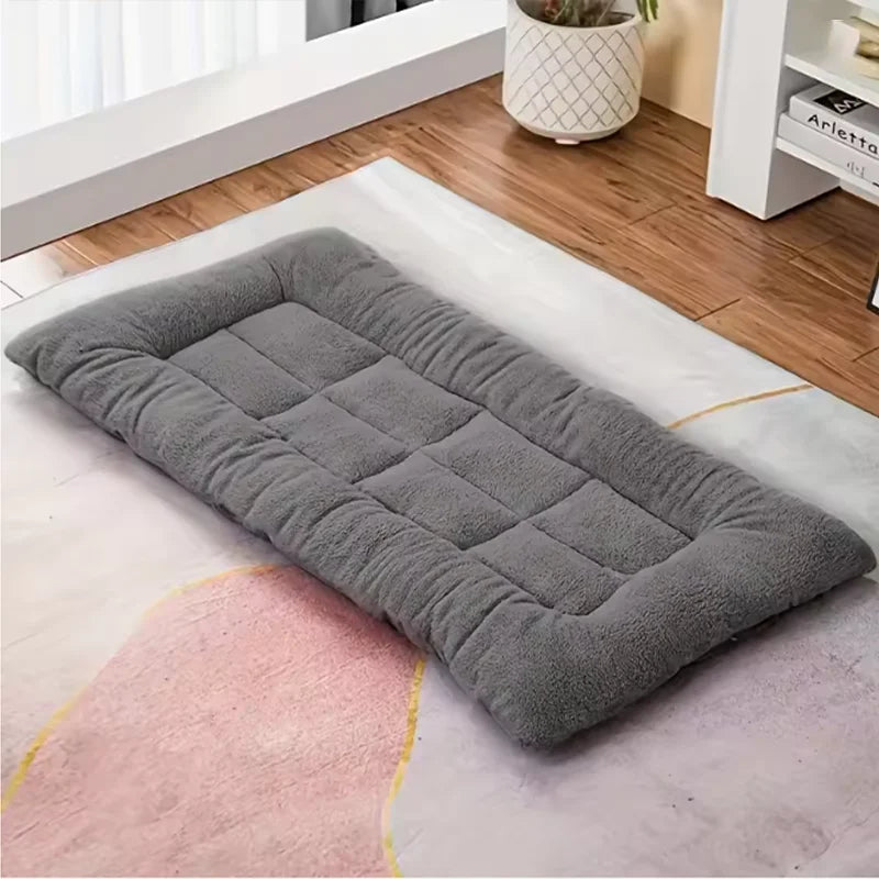 Veliki plišani krevet za pse – 120×60 cm, coral fleece, super mekan