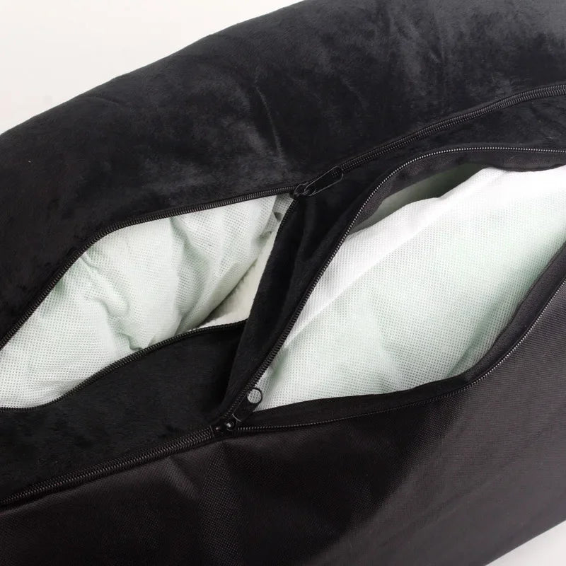 Sofa krevet za pse i mačke – coral fleece, engleski stil, uklonjivi pokrivač