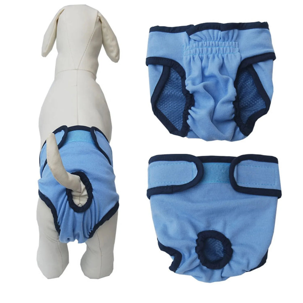 Washable Female Dog Diapers for Small and Medium Dogs Adjustable Pet Physiological Pants