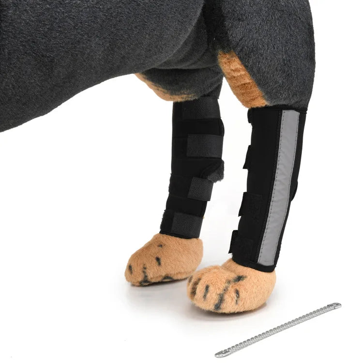 Pet Dog Bandages Dog Injury Leg Knee Brace Strap Protection for Dogs Joint Bandage Wrap Doggy Medical Supplies Knee Protector