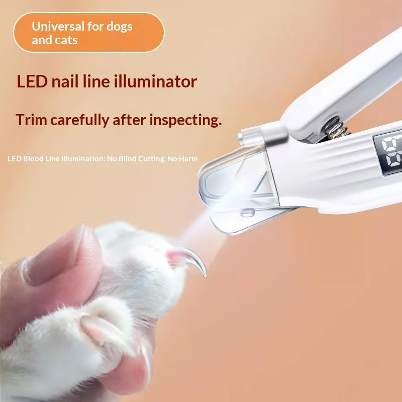 Pet Nail Clippers for Cats and Dogs Small Pet Nail Trimmers with Safety Guard, Sharp Stainless Steel Nail Cutter for Kittens and Puppies