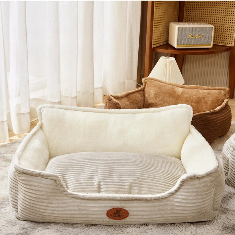 Sofa krevet za pse i mačke – kord, periv, za sve sezone, S–L