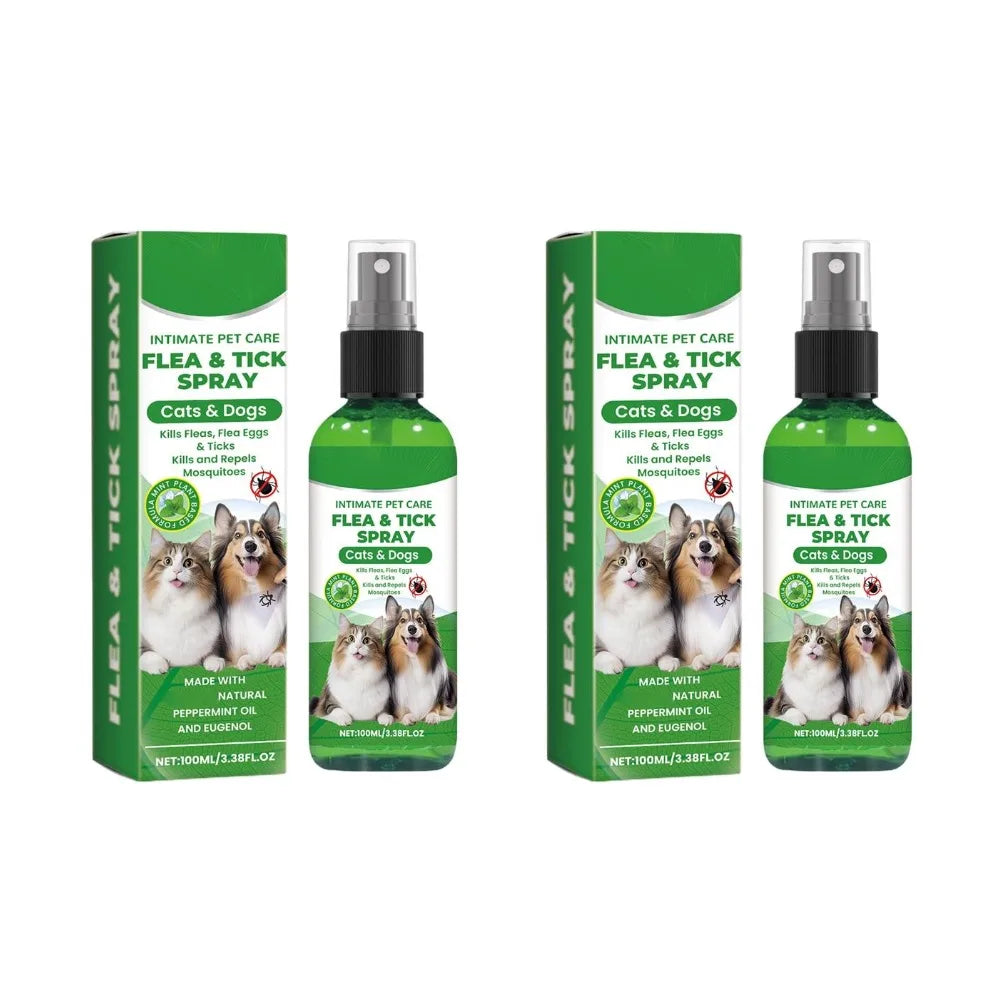 Pet Insect Repellent Dog Cat Hair Skin Insect Repellent Spray Daily Gentle Care Agent Repel Fleas Ticks Mites Pet Cleaning Spray