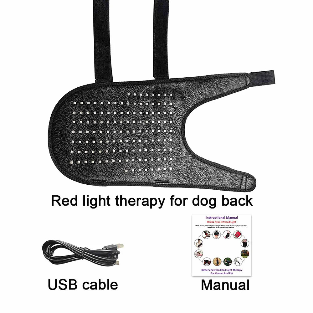 Pet Red Light Therapy - Red Light Therapy Belt for Dogs, Infrared Red Light Therapy Device for Hip, Joint, and Back Relief Care