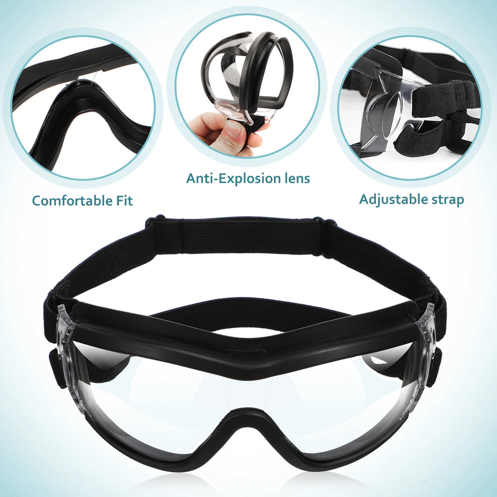 Outdoor Pet Goggles Clear Glasses UV Protection Sunglasses Dog Eye Wear Protective Pet Outdoor Goggles Puppy Protective Goggles