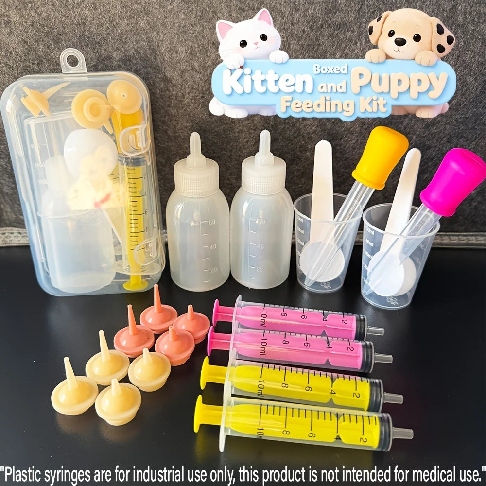 Small Pet Grooming Set – Multi-Purpose Brush with Silicone Heads