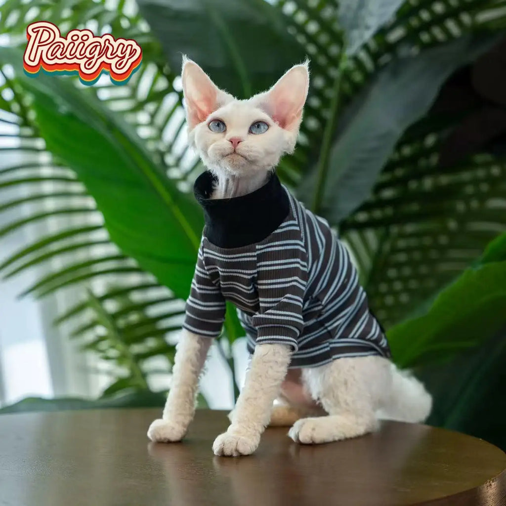 Cat Turtleneck – Summer Wear, XS–XXL