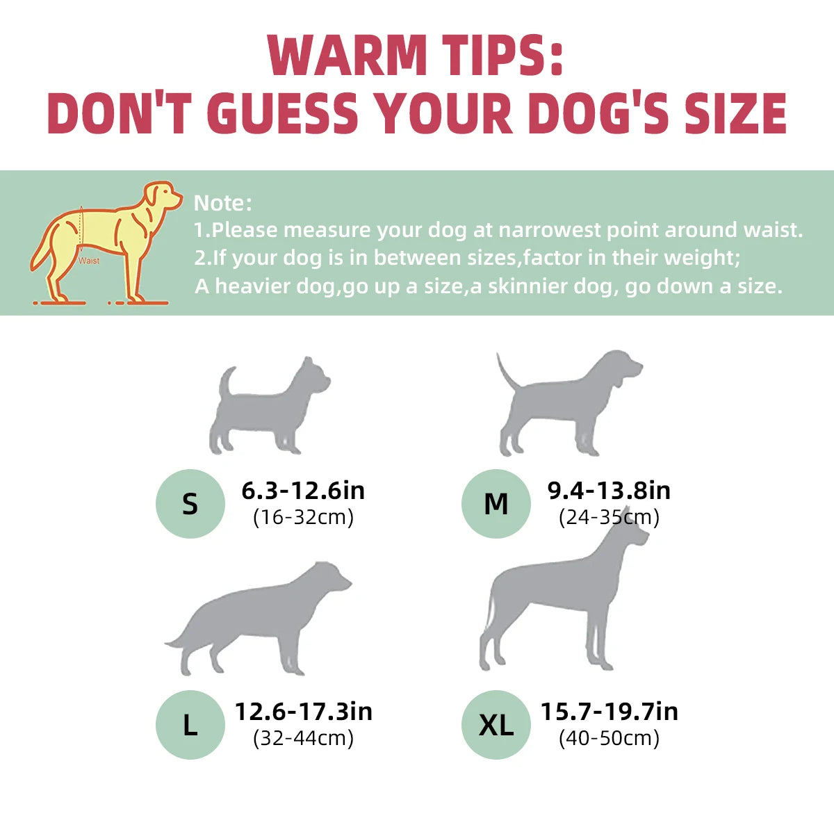 1PC Washable Belly Band for Male Dogs High Absorbing Male Dog Diapers & Extender Reusable Male Puppy Wraps for Medium Dogs