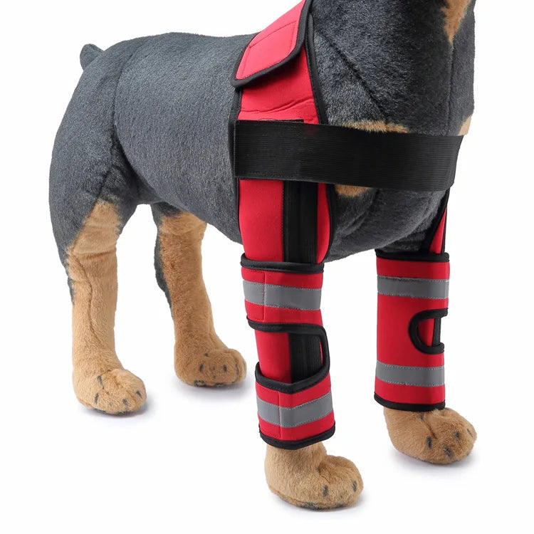 2023 Front Dog Elbow Protector, Dog Knee Guard, Dog Leg Brace Sleeve, Dog Knee Cover, Anti-Licking Wound Dog Recovery Leg Cover