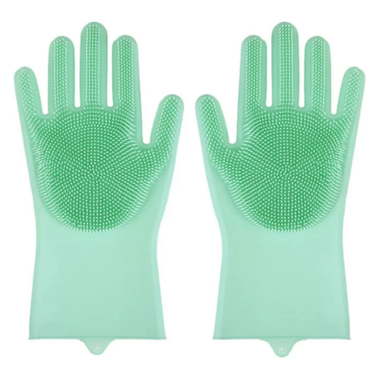 Pet Bath Gloves for Dogs And Cats Thick Anti-Scratch Scratch Protection Dog Bath Scrub Brush Essential Dog Supplies
