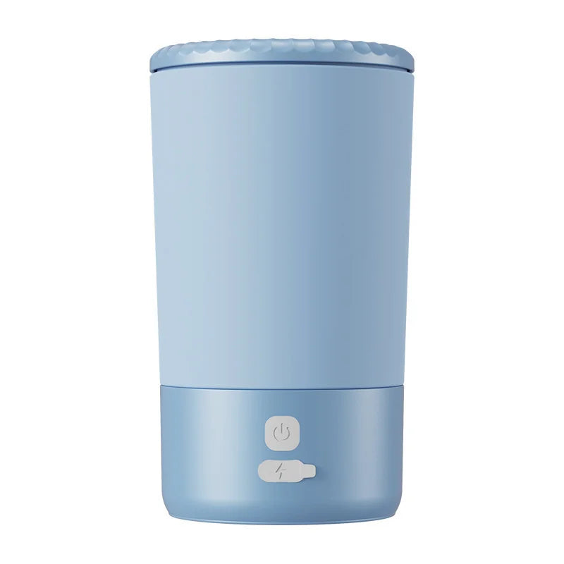 Automatic Pet Paw Cleaner Machine, Portable Dog and Cat Washer Cup with Soft Silicone Brush, USB-C Rechargeable, Waterproof