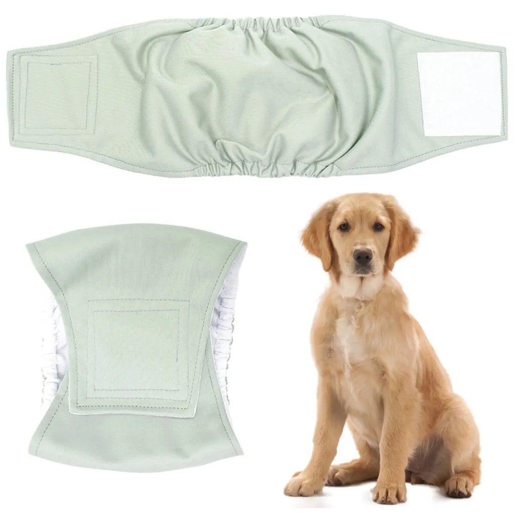1PC Washable Belly Band for Male Dogs High Absorbing Male Dog Diapers & Extender Reusable Male Puppy Wraps for Medium Dogs