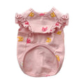 Vest for small dogs and cats - embroidered bunnies, flowers and bears