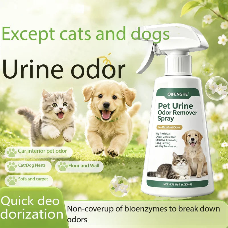 Pet Urine Deodorizer Spray, Powerful Odor Elimination, Gentle and Safe Formula, Long-Lasting Freshness for Home Pet Care