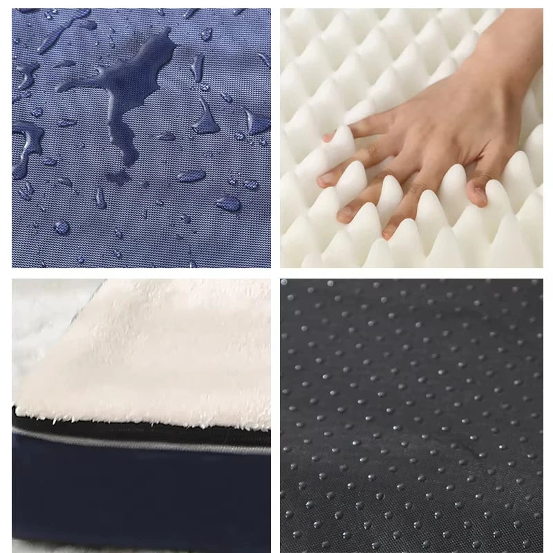 Memory foam prostirka za pse i mačke – uklonjivi pokrivač, vodootporna, za sve sezone