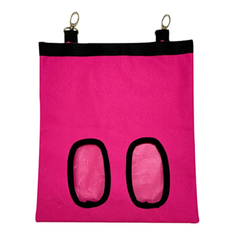 Hanging Hay Bag for Rabbits and Rodents - Oxford Fabric Feeder
