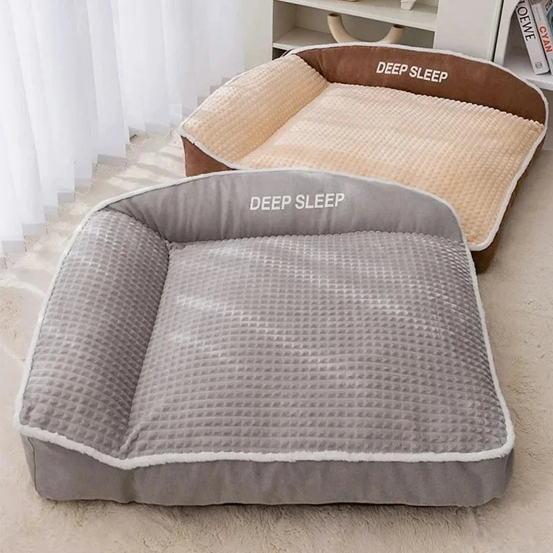 Topli kord sofa-krevet za pse – M–XXXL, 2 boje