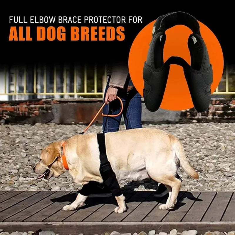 Dog Full Elbow Brace Protector For All Dog Breed,for Canine Elbow and Shoulder Elbow Hygroma, Front Leg Brace for Torn Ligaments