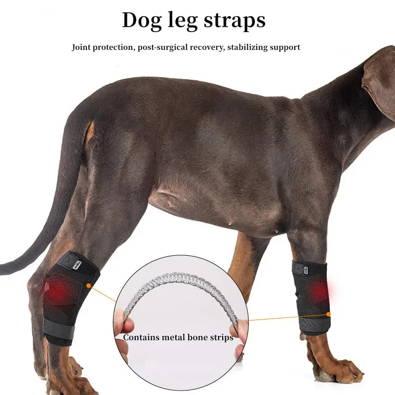 Updated Protective Bandage Dog Arthritis Protector Cover Dog Leg Support Dogs Hock Joint Brace Pet Knee Pads Dogs Injury Recovery