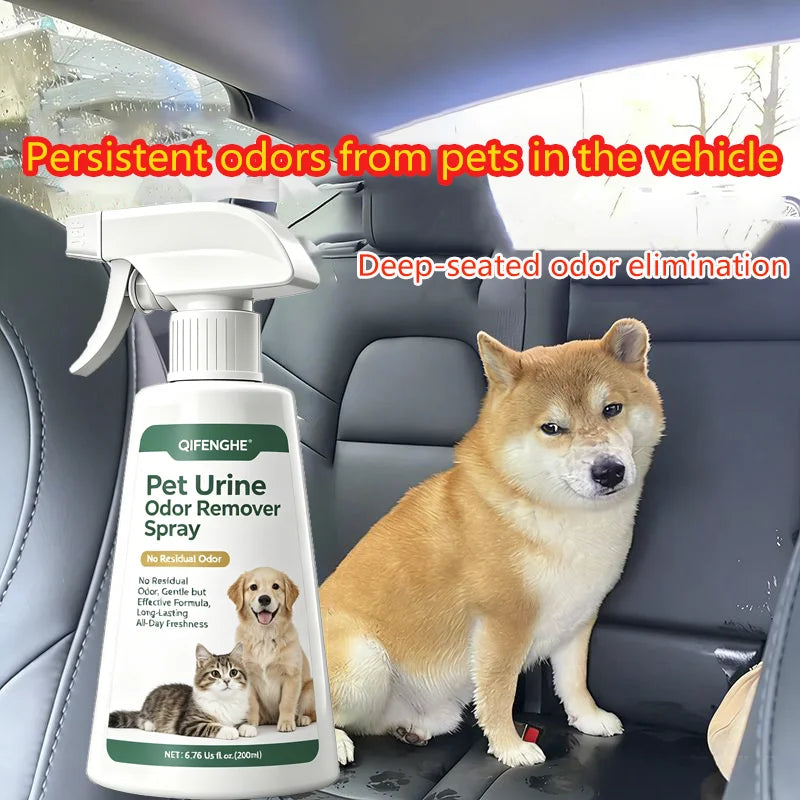 Pet Urine Deodorizer Spray, Powerful Odor Elimination, Gentle and Safe Formula, Long-Lasting Freshness for Home Pet Care