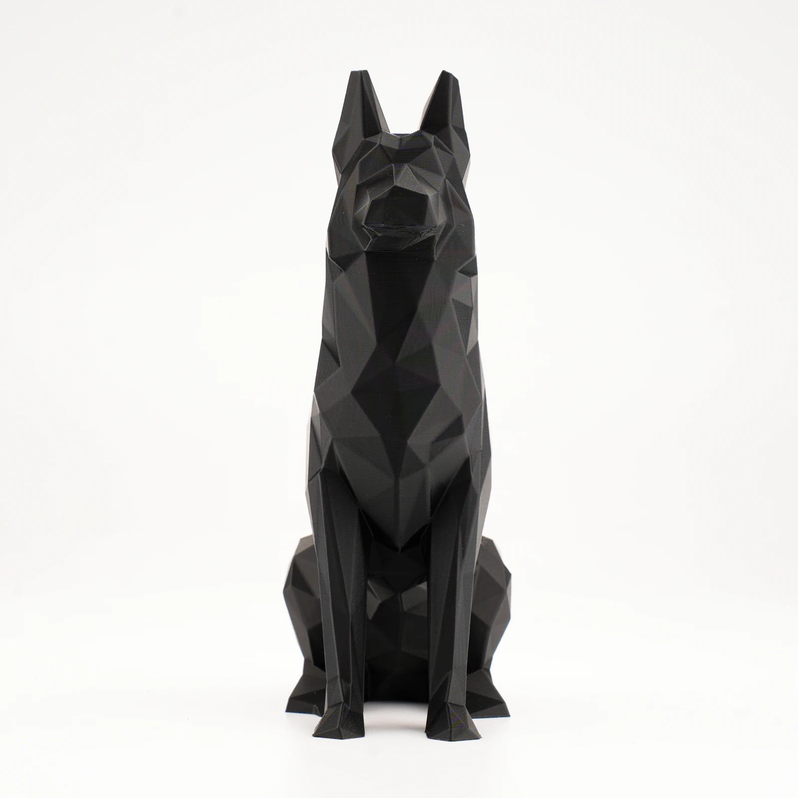 Dog Figurine Animal Statues Black German Shepherd Sculptures Ornament Elegant Designs for Room & Car Decoration Idea Festive Gift