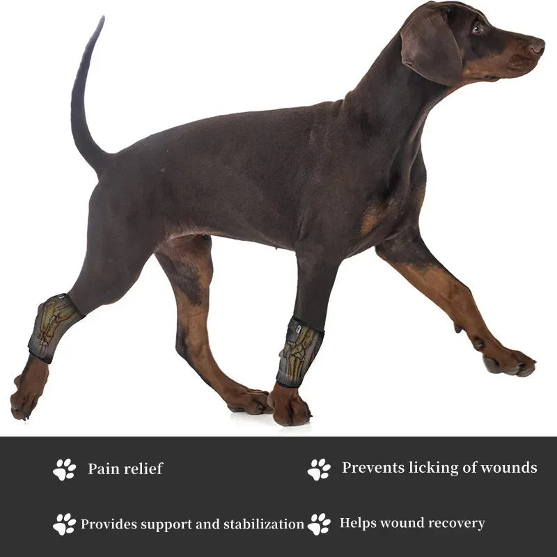 Updated Protective Bandage Dog Arthritis Protector Cover Dog Leg Support Dogs Hock Joint Brace Pet Knee Pads Dogs Injury Recovery