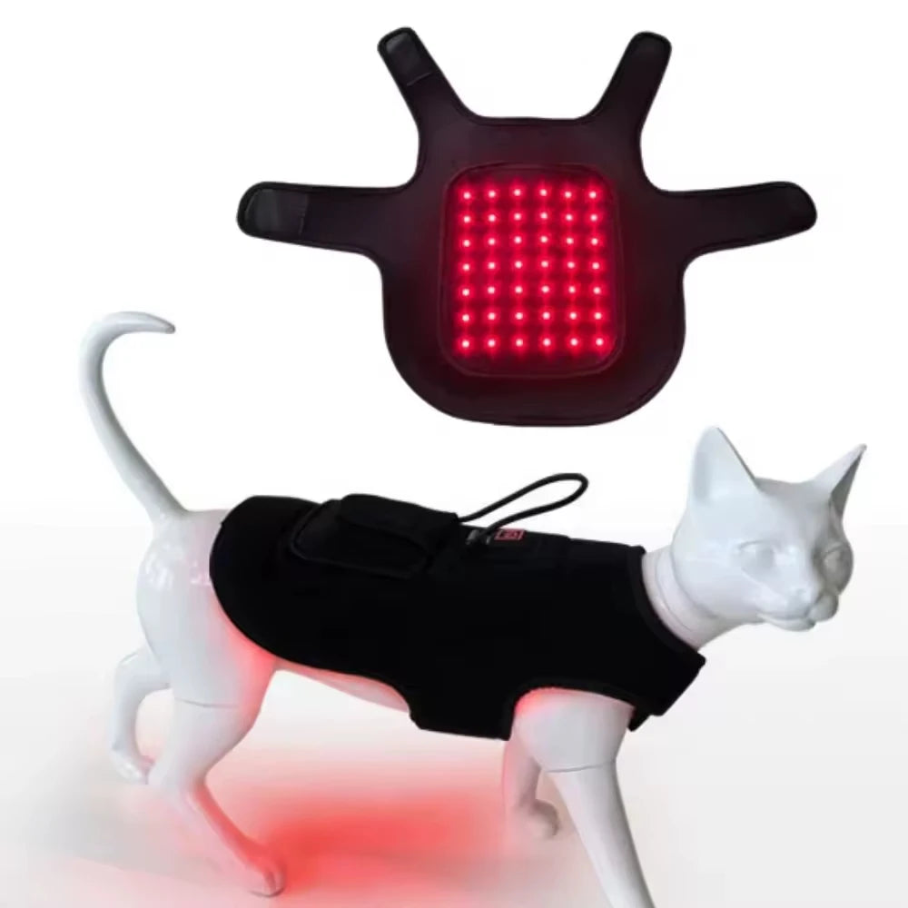 Portable Pet LED Infrared Light Therapy Device, Suitable for Cats and Dogs, Home Infrared Red Light Therapy Belt for Pet Care