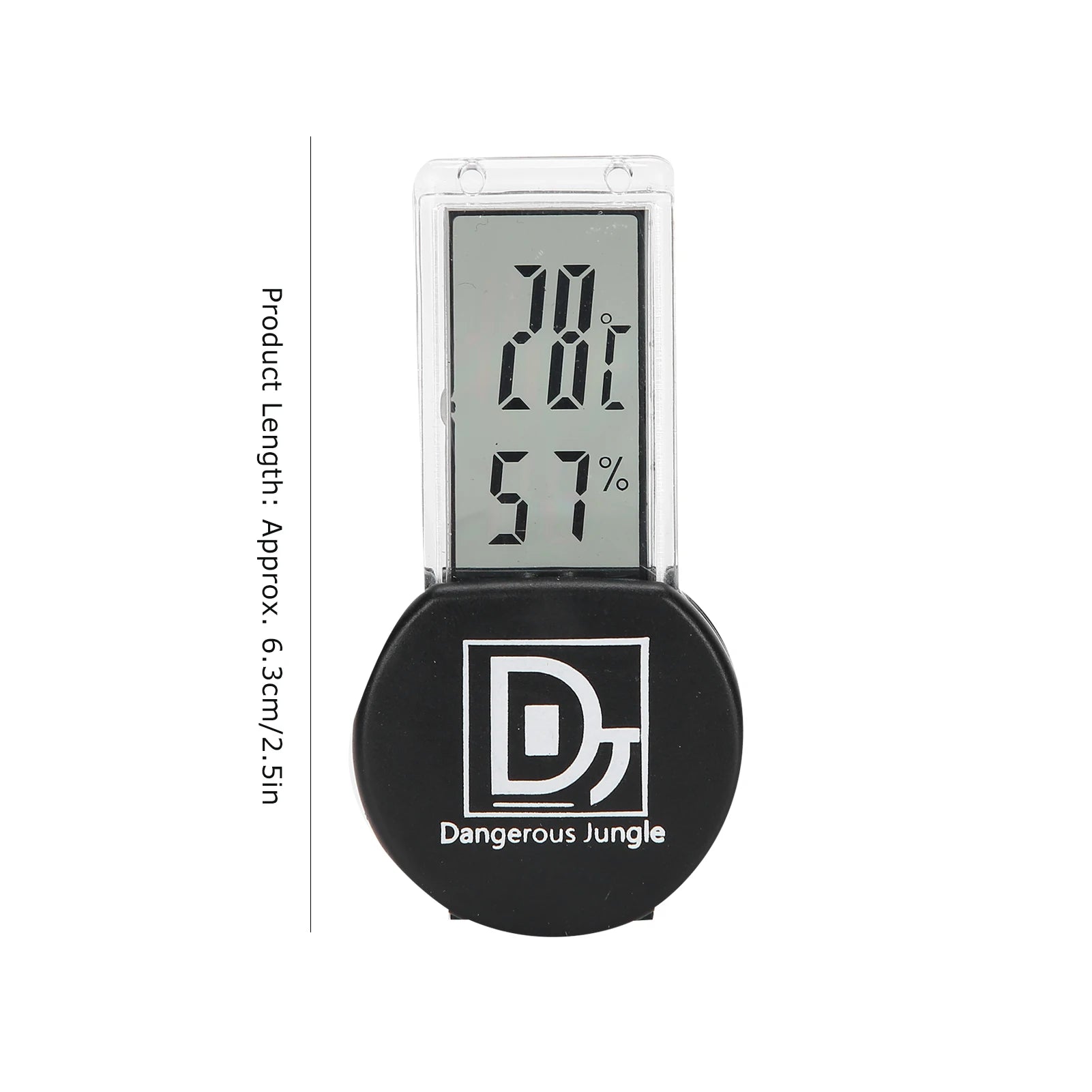 Reptile Temperature Gauge Thermometer Reptile Terrarium Thermometer Hygrometer Digital Display Pet Temperature Gauge