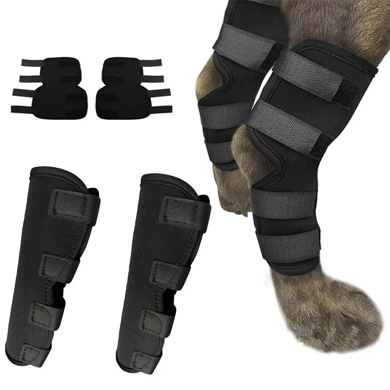 Pet Dog Bandages Dog Injury Leg Knee Brace Strap Protection For Dogs Joint Bandage Wrap Doggy Medical Supplies Dogs Accessories