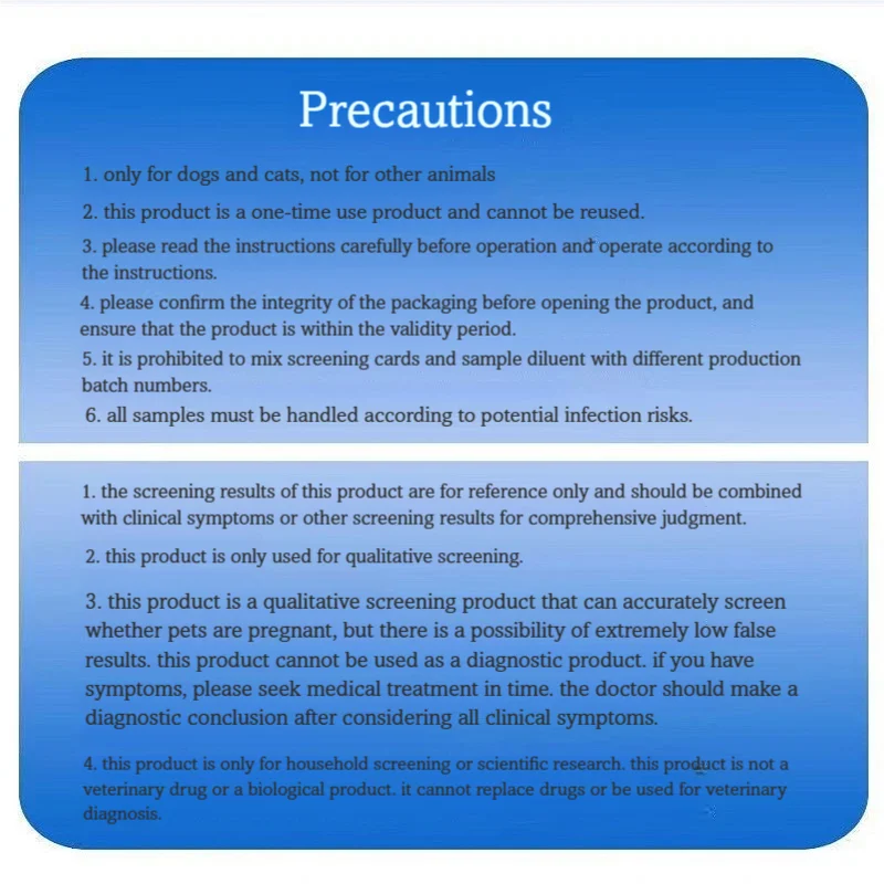Pet Pregnancy Check for Dogs and Cats, Early Pregnancy Urine Test Card, Pet Care Accessory, Non-Puncture, Easy to Use
