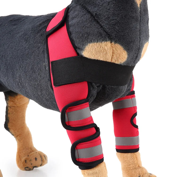 2023 Front Dog Elbow Protector, Dog Knee Guard, Dog Leg Brace Sleeve, Dog Knee Cover, Anti-Licking Wound Dog Recovery Leg Cover